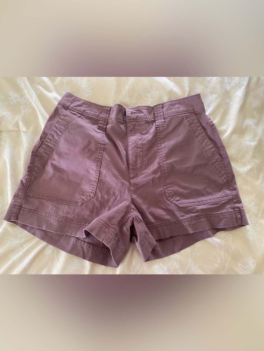 Old Navy Dusty Mauve Utility Bermuda Shorts